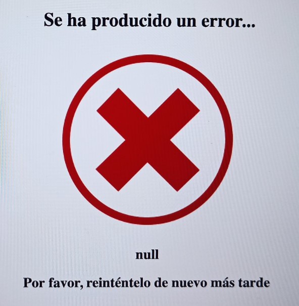 error null